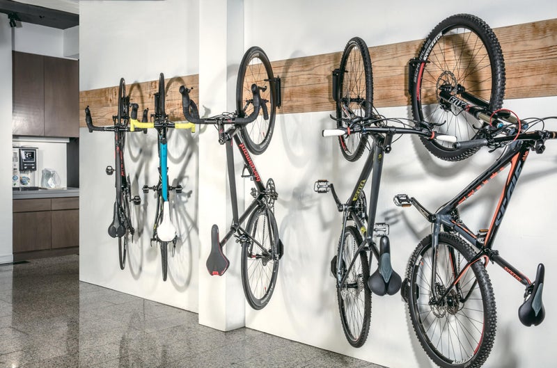 Topeak Swing-Up EX Bike Holder â€“ Adjustable Wall-Mount Bicycle Storage Rack with Swing Mechanism, Space-Saving Design, Fits Tires up to 2.35â€, Aluminum and Steel Construction, Easy Installation - Image 3